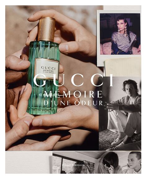 analyse mémoire d'une odeur gucci publicité